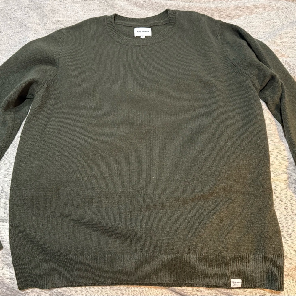 Norse Projects Men's Green Sweater (XL)